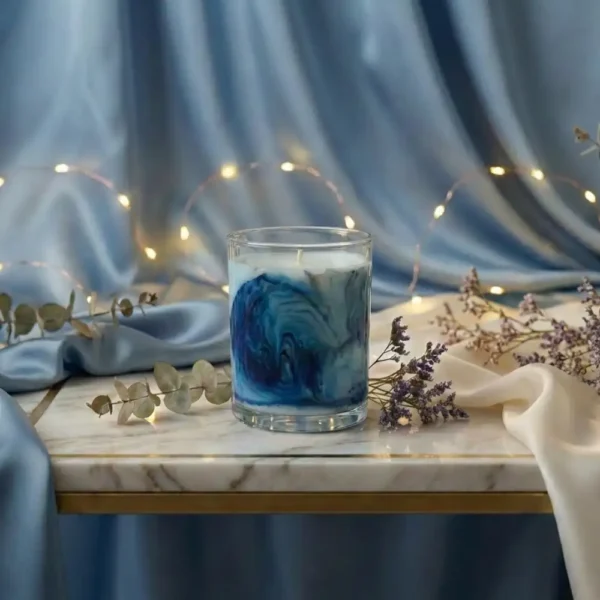 Ocean Tranquility Swirl Candle